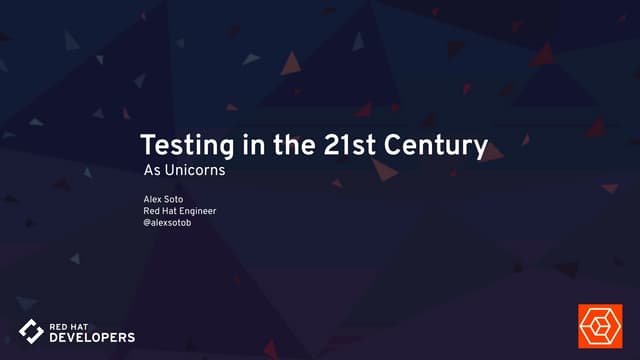 Testing XXIst Century