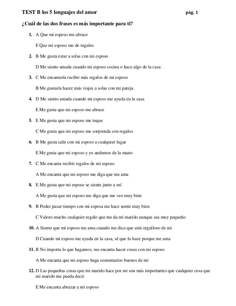 preguntas para parejas de esposos test lenguajes del amor preguntas para parejas de esposos test lenguajes del amor