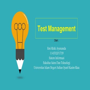 Test management