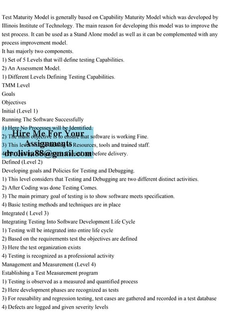 Test Maturity Model is generally based on Capability Maturity Model .pdf