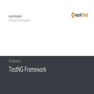 TestNG Framework 