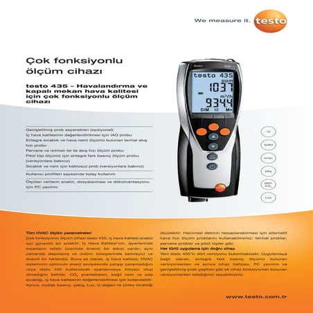 Testo 435 | PDF
