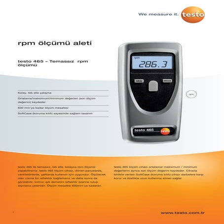Testo 470 | PDF