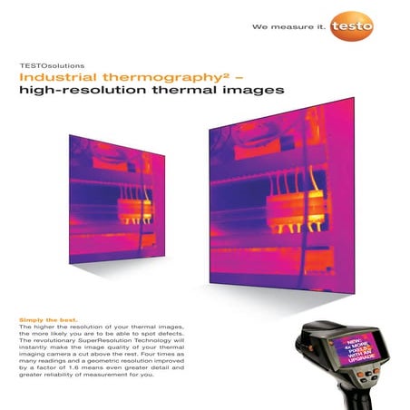 Testo thermography industry_2012 | PDF