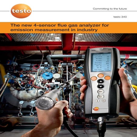 Testo 340 datasheet 2012 | PDF