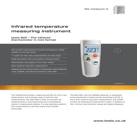 Testo 845 datasheet 2012 | PDF
