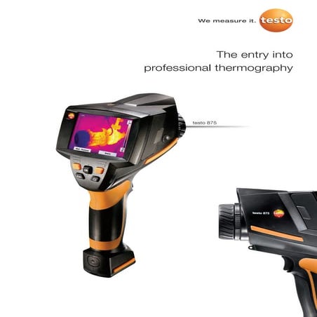 Testo 875 datasheet | PDF