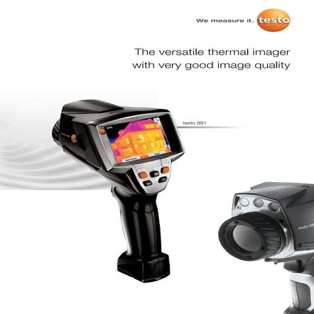 Testo 830 datasheet | PDF