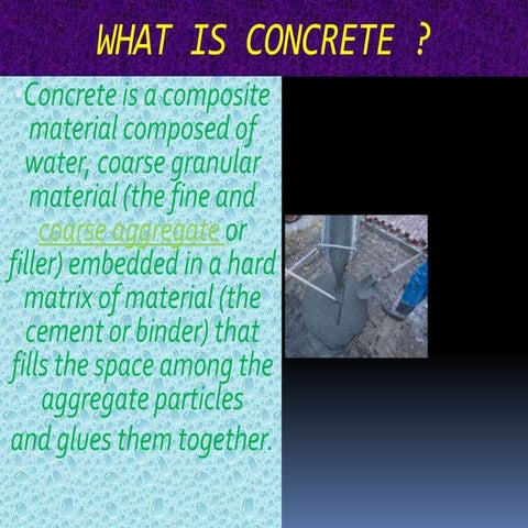 Test of concrete 