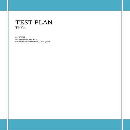 Dokumen Test Plan 