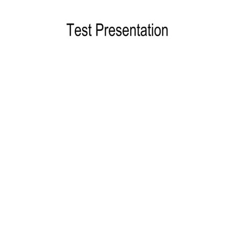 Test presentation | PPTX