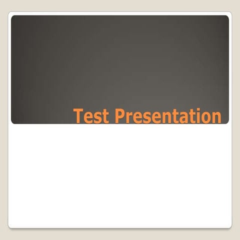 Test presentation | PPTX