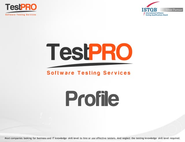TestPRO Profile v4.1