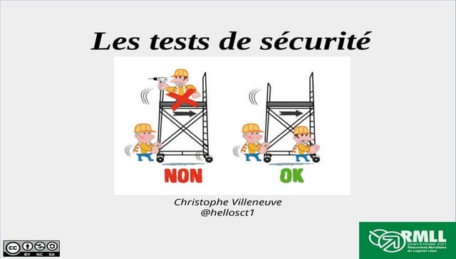 Les tests de sécurité