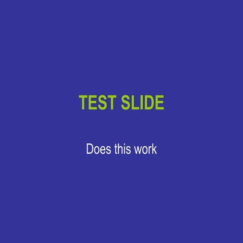 Test Slide | PPT