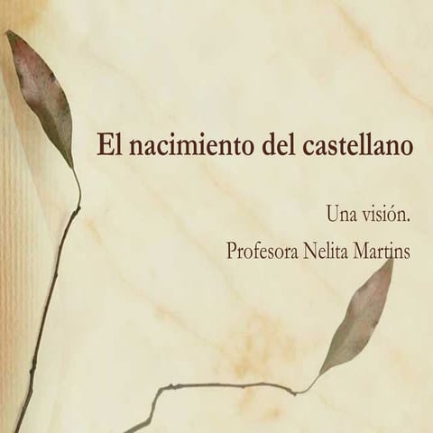 El nacimiento del castellano