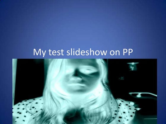 Test slideshow! | PPT