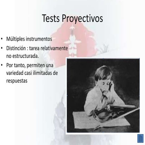 Tests proyectivos rorschach y zulliger