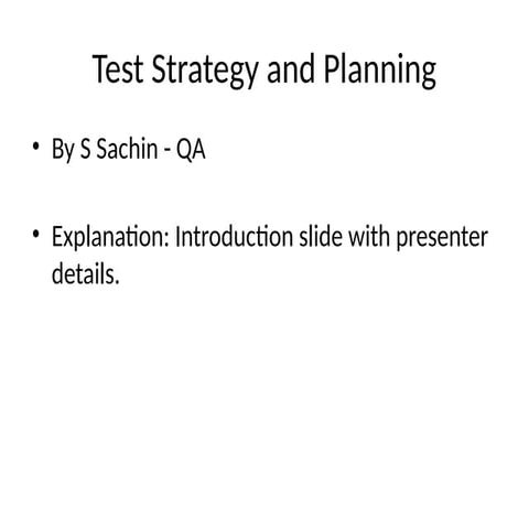 Test Strategy vs Test Plan: Differences and Importance | PDF