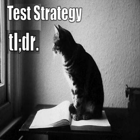 Test strategy tldr