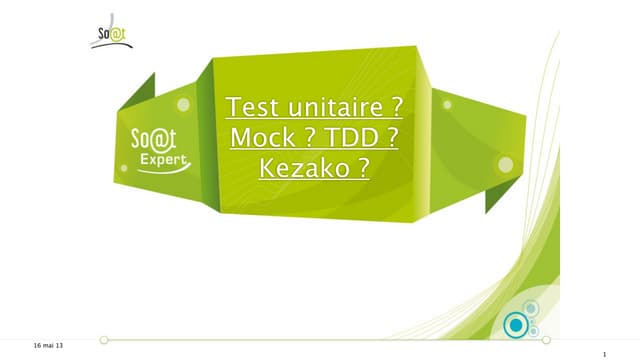 Tests unitaires mock_kesako_20130516