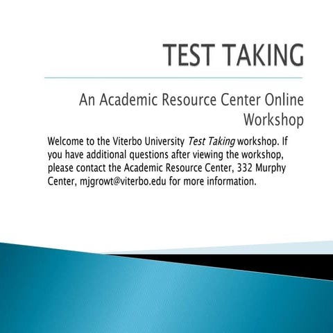 Test taking