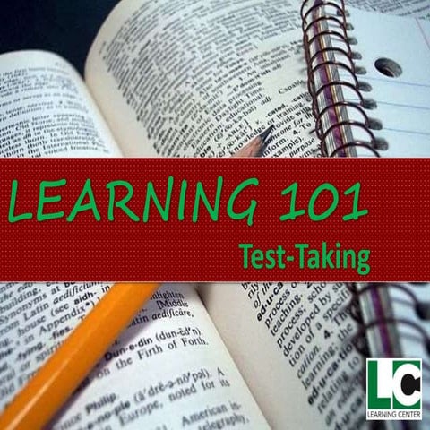 Learning 101: Test Taking