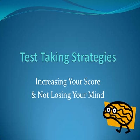 Test taking strategies erbs | PDF