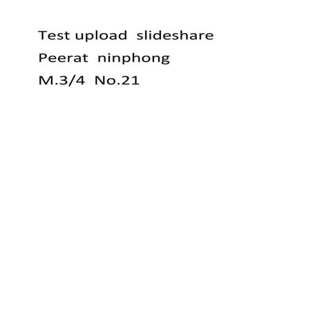 Test upload slideshar1 | DOCX