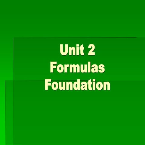 Test yourself unit 2 foundation qs
