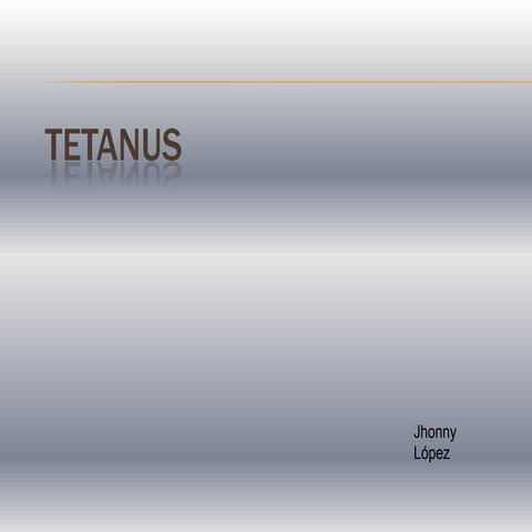 Tetanus