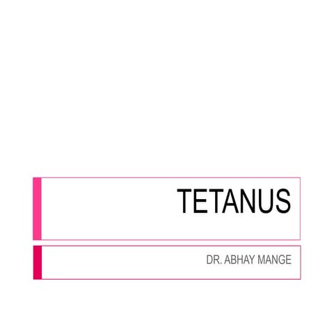 Tetanus