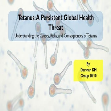 TETANUS information from definition to treatment