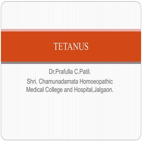 Tetanus
