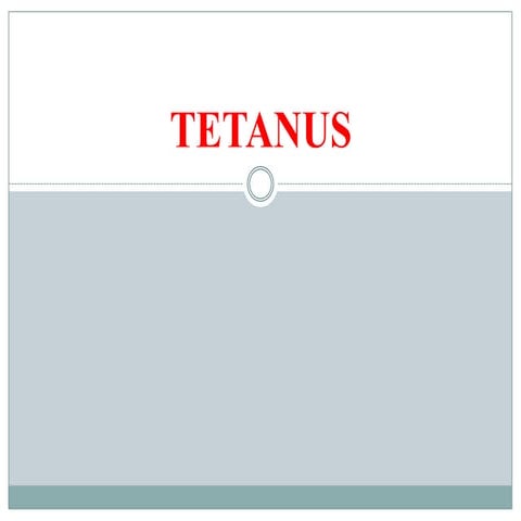 Tetanus
