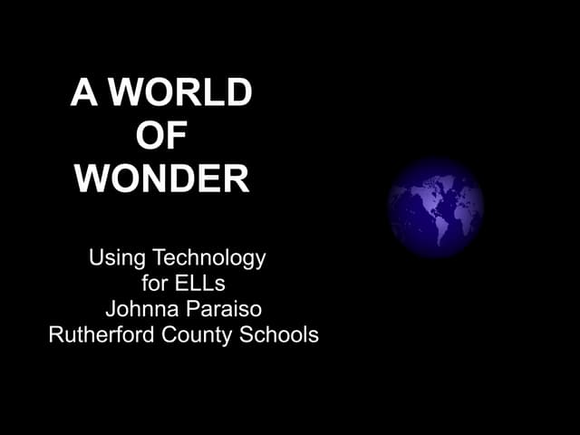 Technology For ESL