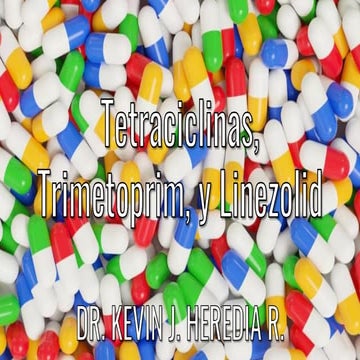 Tetraciclinas, Trimetoprim y Linezolid en pediatría | PDF