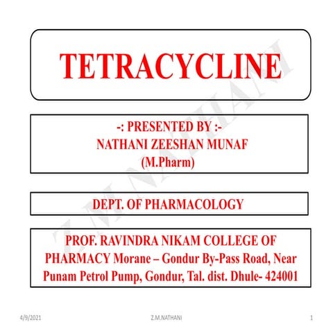 Tetracyline