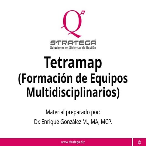 Tetramap: Formación de Equipos Multidisciplinarios y Análisis de ...