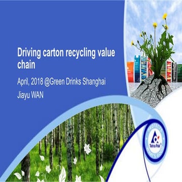 Driving Carton Recycling Value Chain by Jiayu Wan, Tetrapak