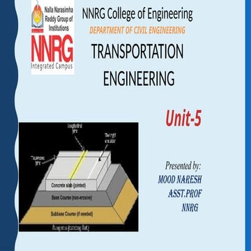 TRANSPORTATION ENGINEERING Unit-5.2.pptx