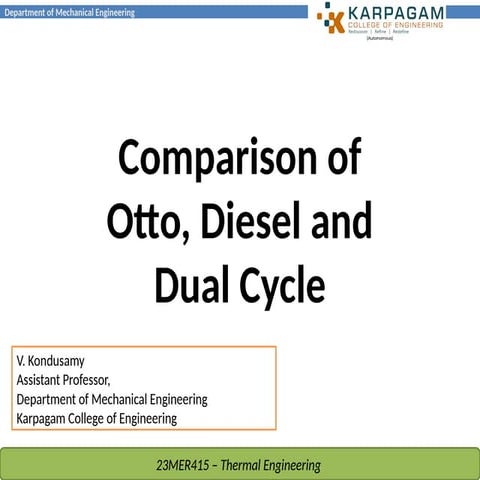 Comparative Analysis of Otto, Diesel, and Dual Cycles in Thermal ...