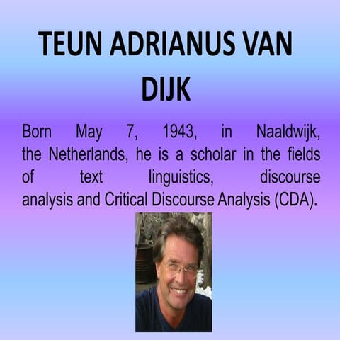 Teun van dijk