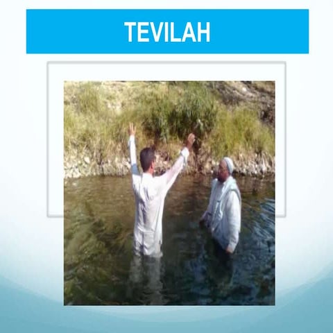 TEVILAH (Bautismo en Agua)