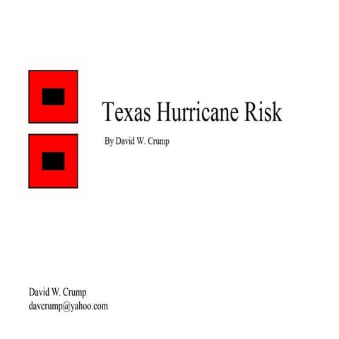 Texas hurricane risk 2012