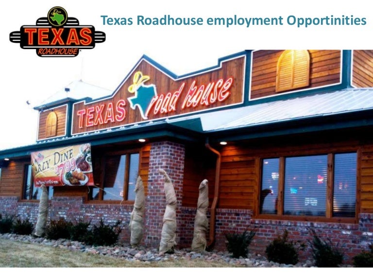Texas Roadhouse employment application