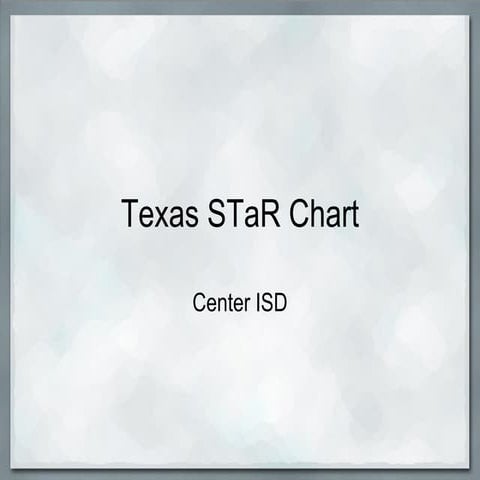 Texas S Ta R Chart