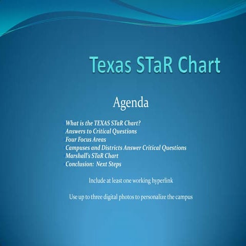Texas s ta r chart presentation