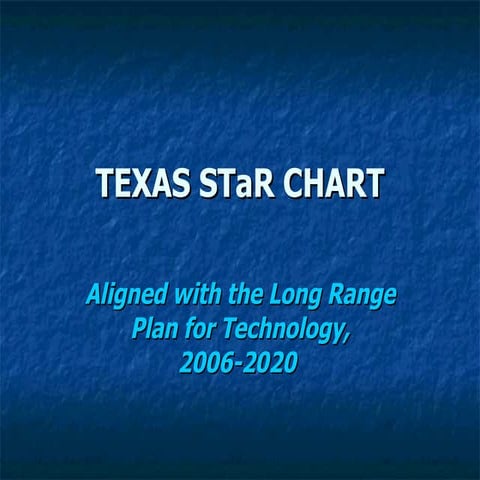 Texas S Ta R Chart Power Point