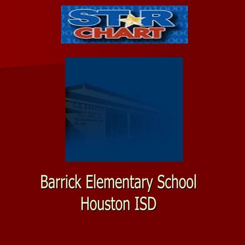 Texas star chart presentation